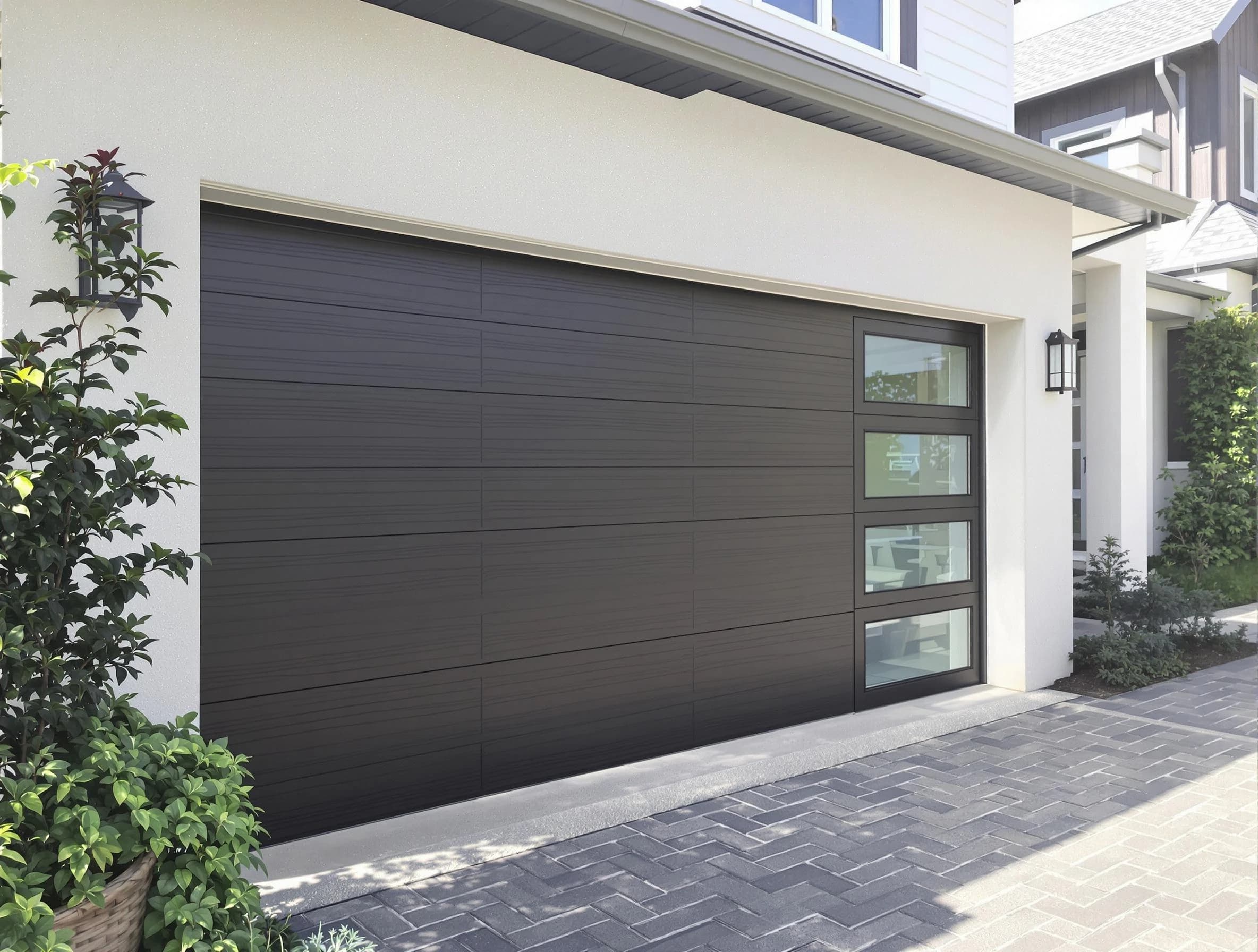 Custom garage door installation by Bloomfield Garage Door Repair in Bloomfield