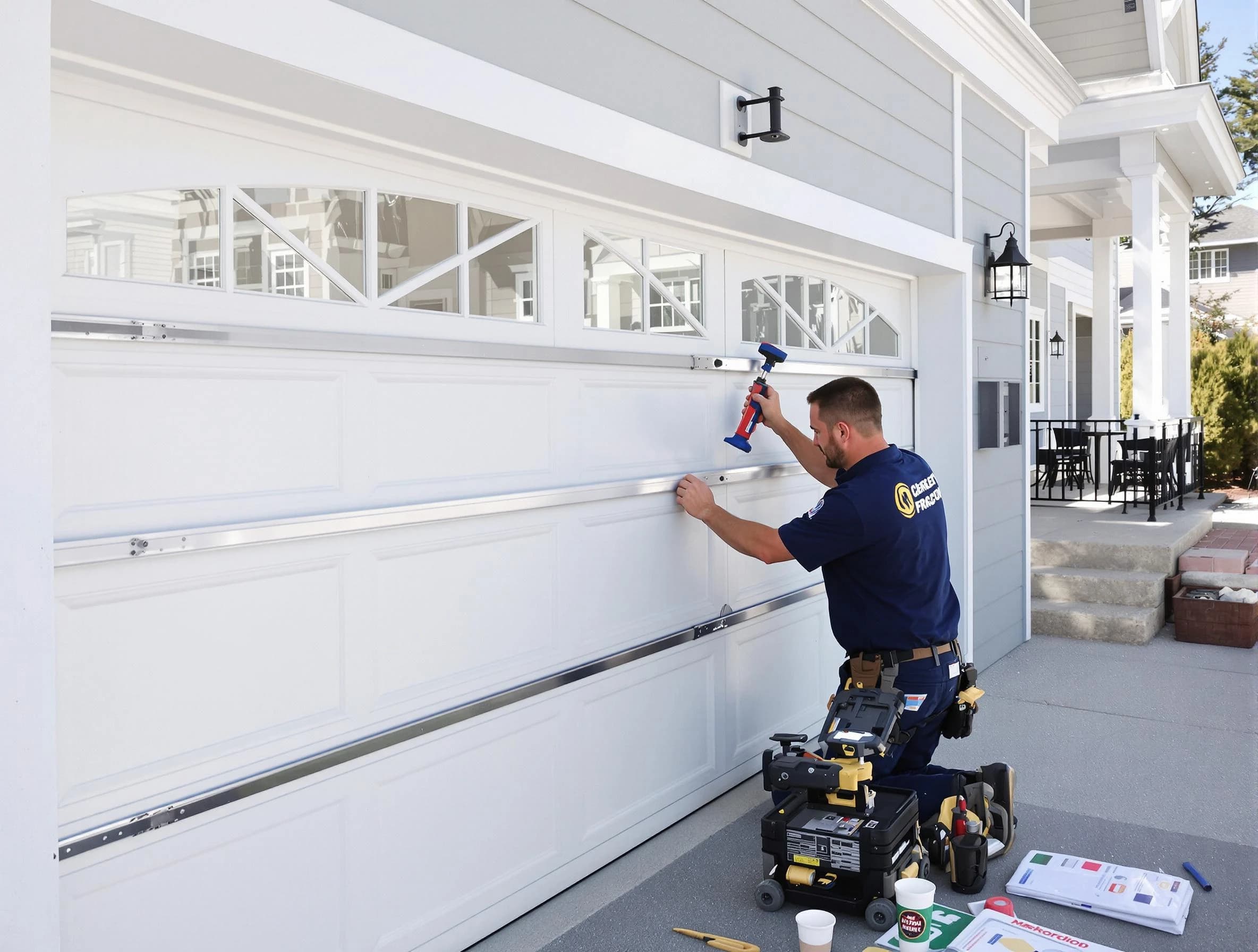 Professional garage door installation by Bloomfield Garage Door Repair in Bloomfield