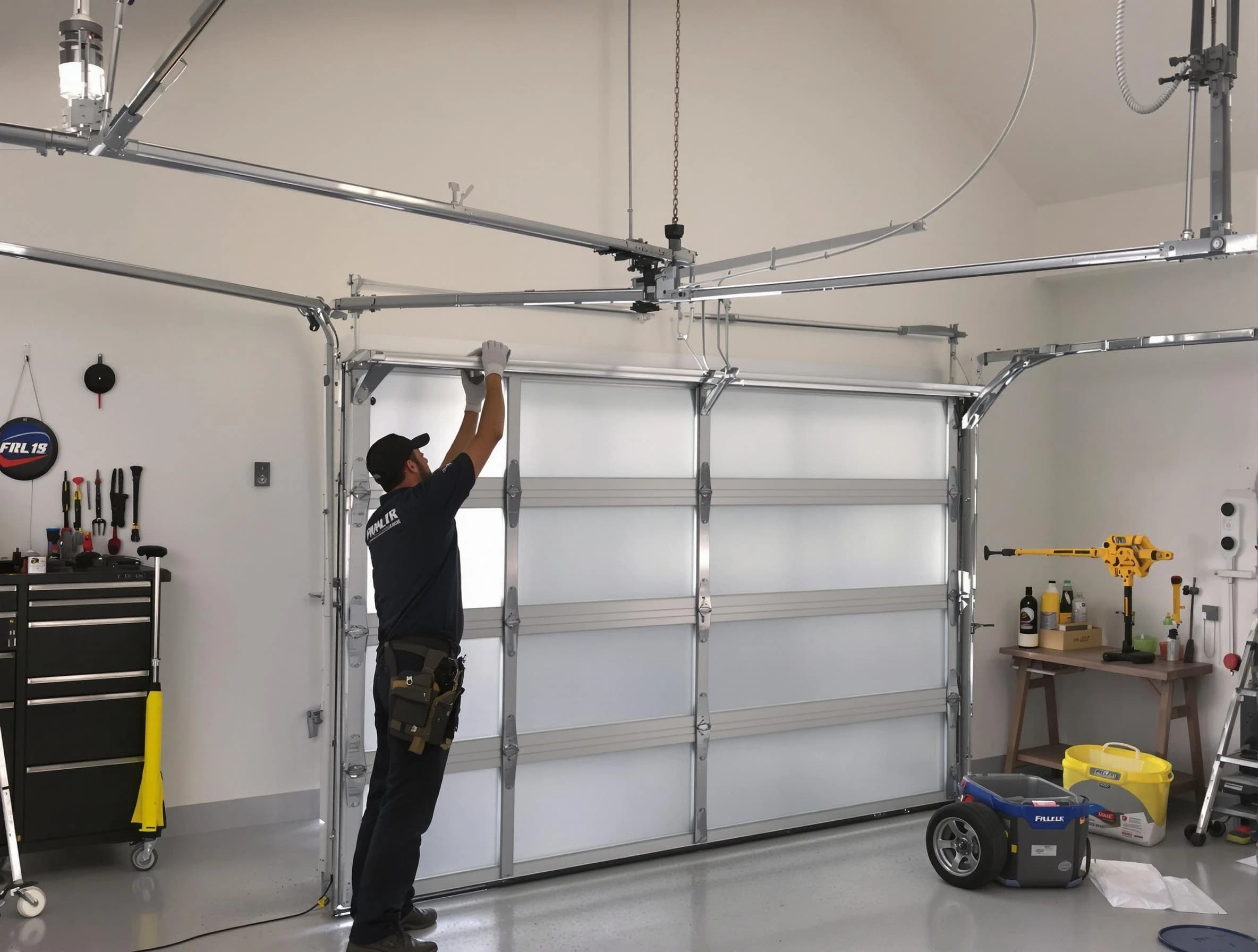 Bloomfield Garage Door Repair certified team performing precision garage door installation in Bloomfield