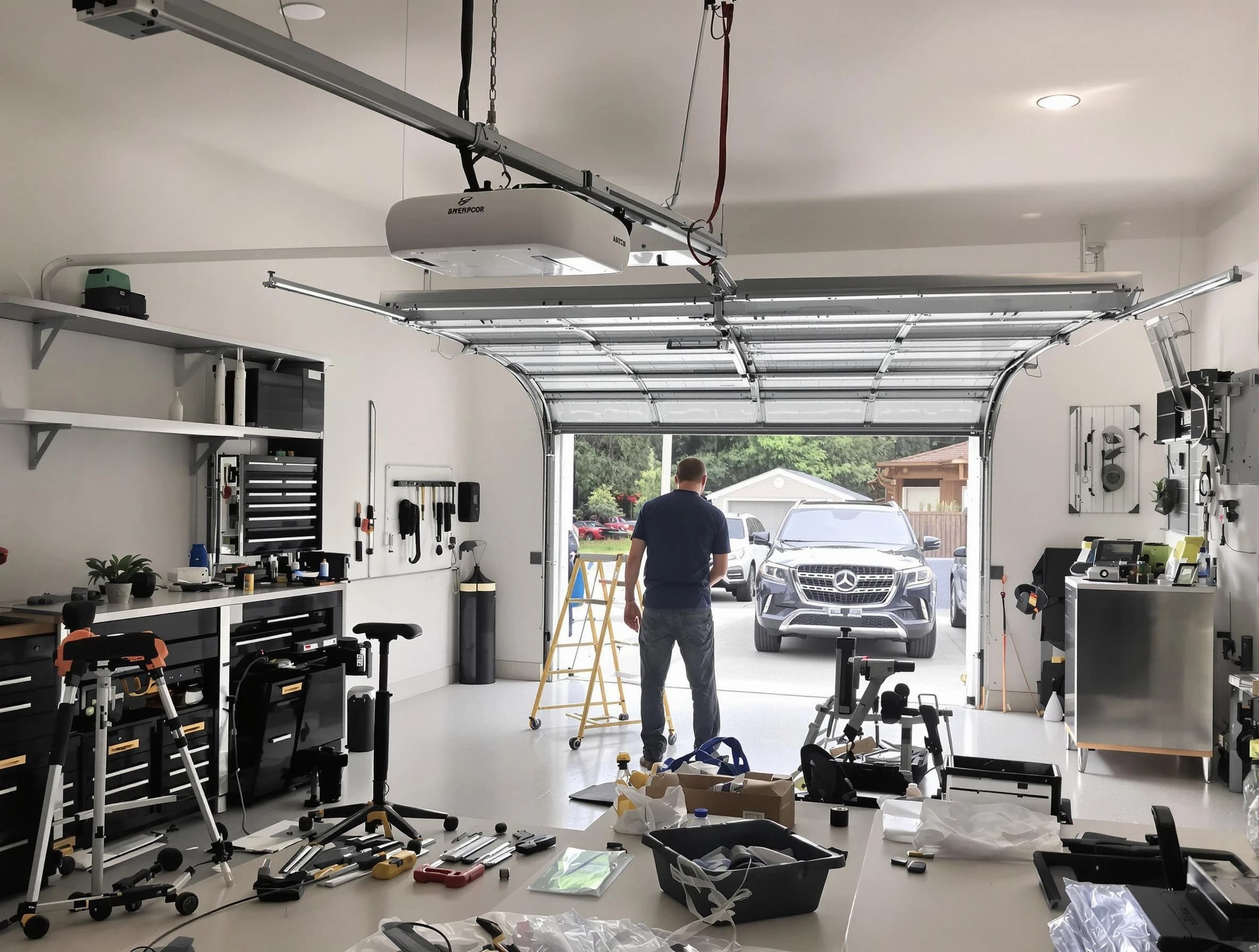 Garage door opener installation by Bloomfield Garage Door Repair in Bloomfield