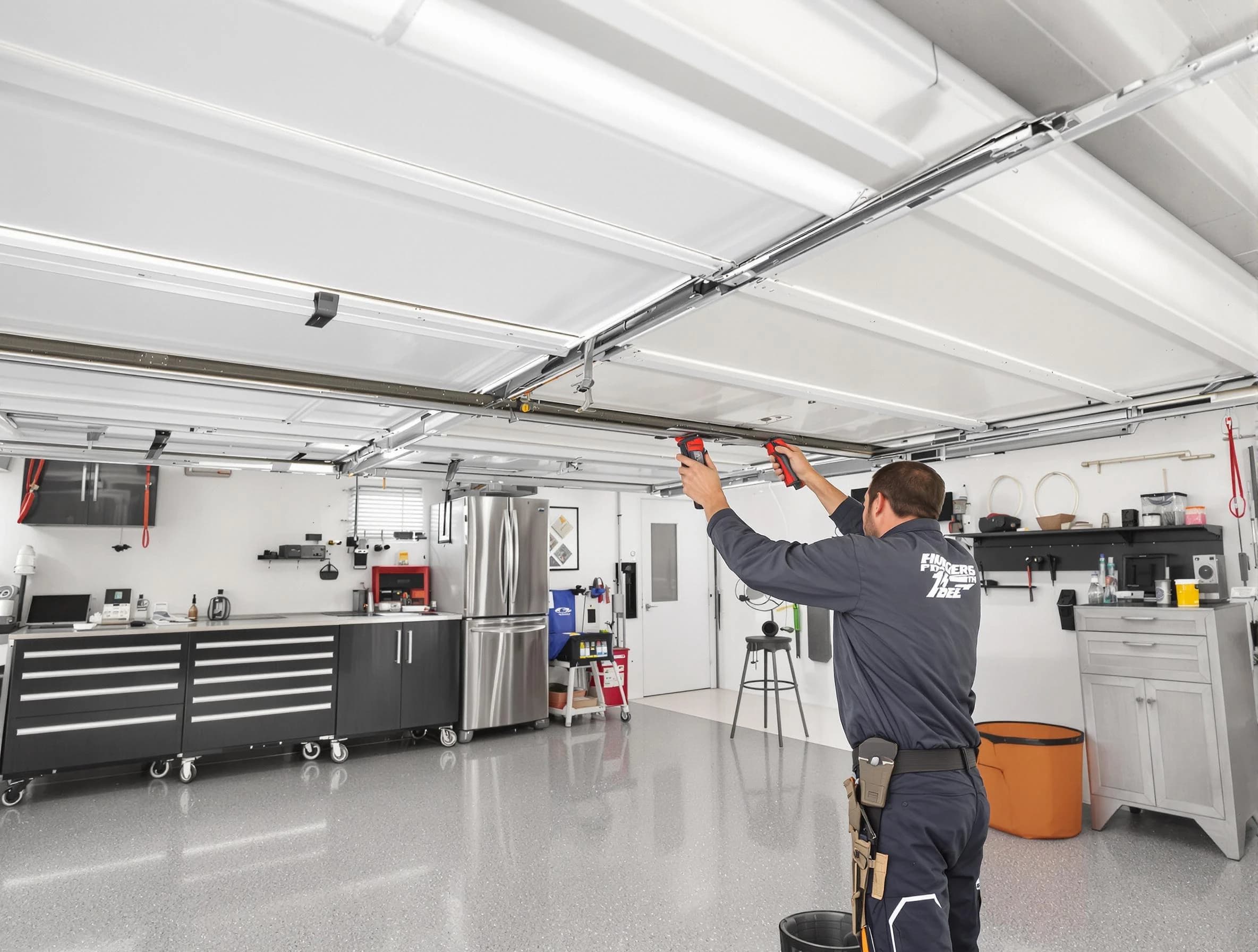Overhead garage door repair service by Bloomfield Garage Door Repair in Bloomfield