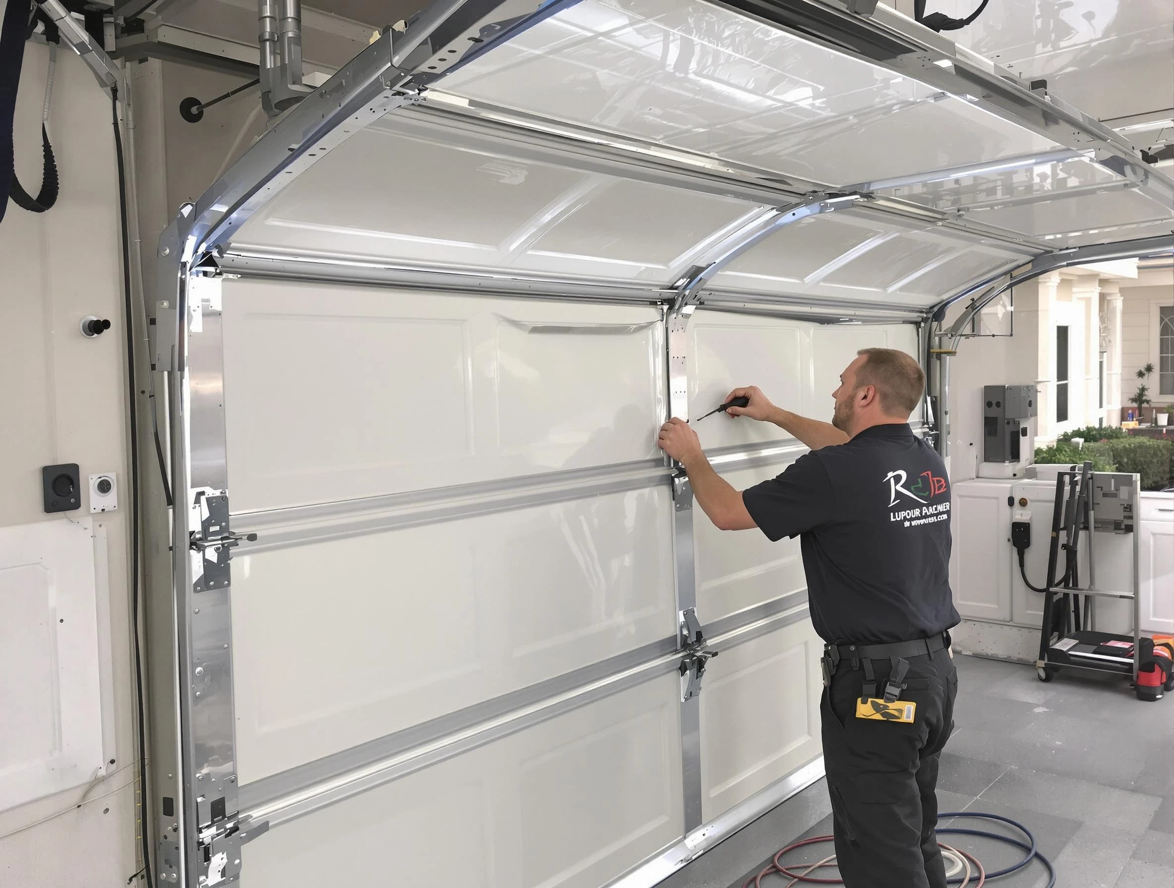 Bloomfield Garage Door Repair professional performing panel repair in Bloomfield