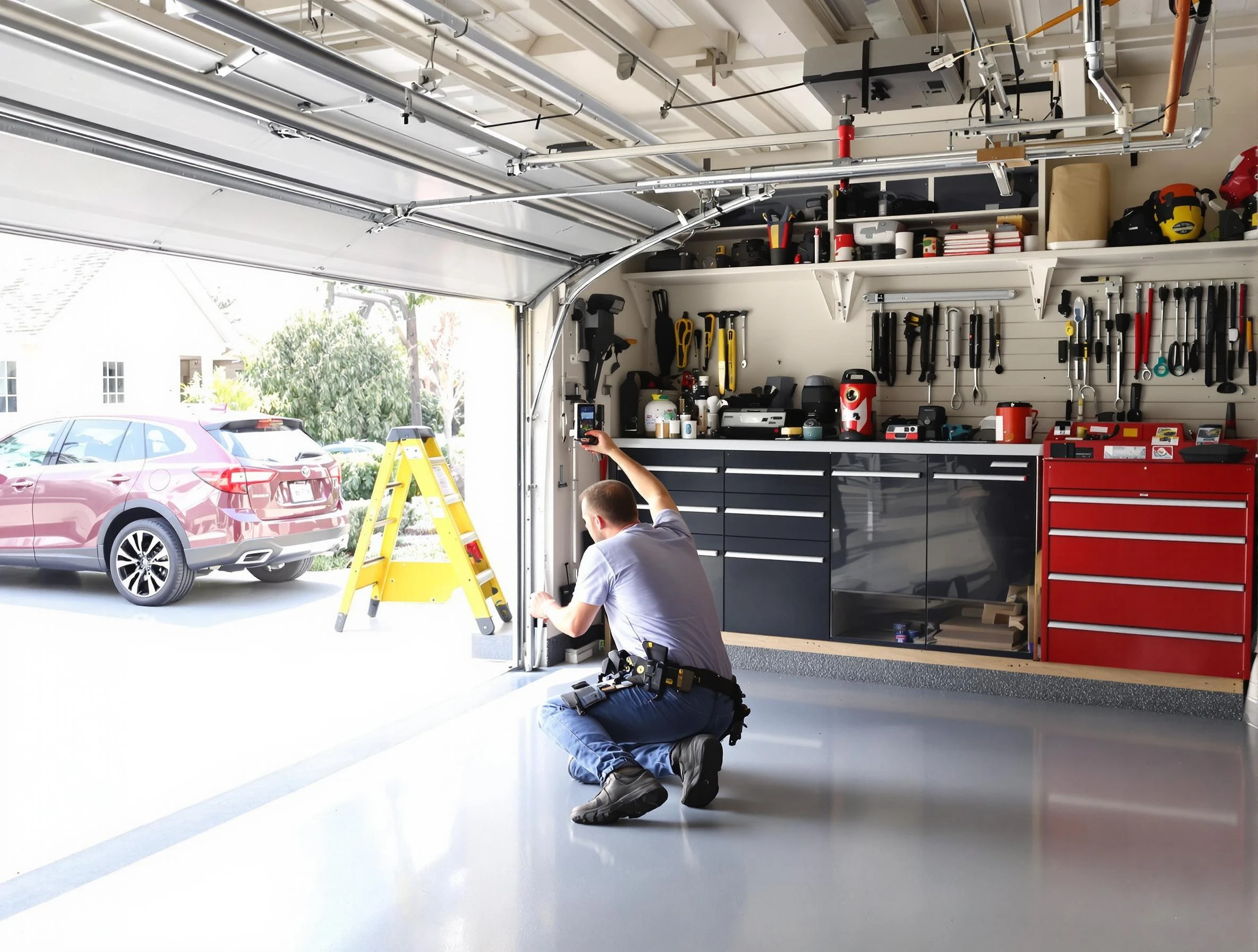 Local garage door repair service by Bloomfield Garage Door Repair in Bloomfield